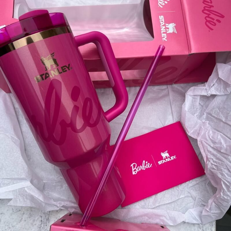 Pink Barbie x Stanley Icon Quencher 40oz Tumbler – Limited Edition Hydration Cup