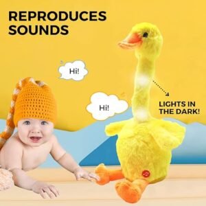 Magic Dancing Duck Toy – Plush Musical Duck with Lights, Voice Repeat, and 120 Songs