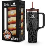Stanley x Barbie™ ’80s Western Ken Quencher 40 Oz – Limited Edition Midnight Black Travel Tumbler