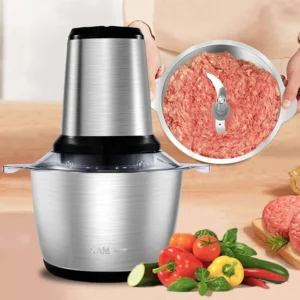 3L Electric Meat Chopper Grinder – Multipurpose Food Processor for Meat, Vegetables & Nuts