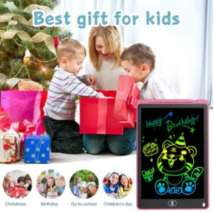 8.5-Inch Multicolor LCD Writing Tablet – Reusable Drawing Pad for Kids' Education & Fun