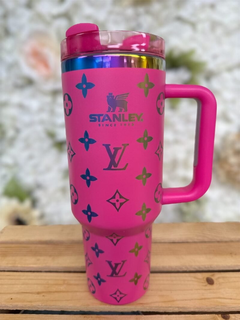 Raspberry Pink Stanley FlowState™ Quencher H2.0 Tumbler – 40oz (1.18L) - Image 2