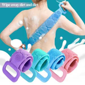 Bath Shower Silicone Body Brush Belt – 27 Inches