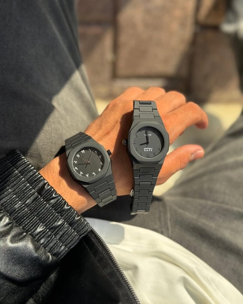 Black Aura Quartz Watch for Men & Boys – Premium Stylish Analog Watch in Pakistan – vsmart.pk - Image 2