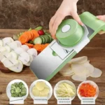 5-in-1 Stainless Steel Vegetable Cutter – Your Ultimate Kitchen Shortcut!