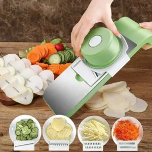 5-in-1 Stainless Steel Vegetable Cutter – Your Ultimate Kitchen Shortcut!