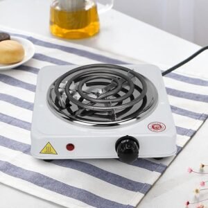 1000W portable induction cooktop with touch controls – fast heating for pots/pans