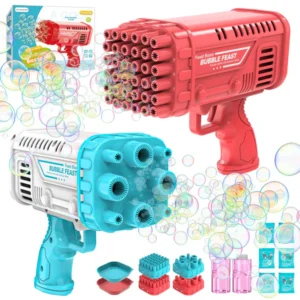 36-hole electric bubble gun for kids – High-output party toy