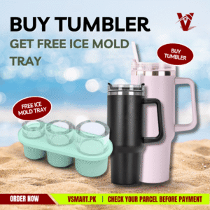 Buy 40oz Premium Tumbler (1200ml) with Handle + FREE Stanley Cup Ice Mold Tray