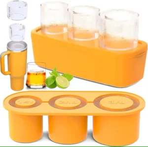 Stanley tumbler ice mold – 3-size silicone tray for cocktails & coffee