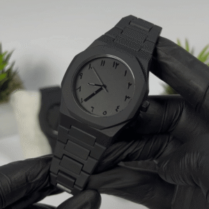 Black Aura Quartz Watch for Men & Boys – Premium Stylish Analog Watch in Pakistan – vsmart.pk