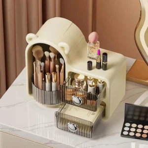 Plastic makeup organizer with drawers for girls – vsmart.pk beauty products